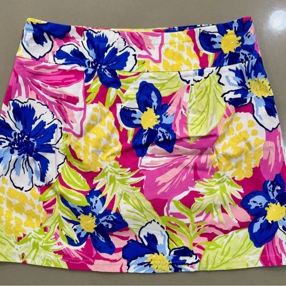 Rafaella L/G Floral Print Skort Pink Multi - Picture 2 of 5
